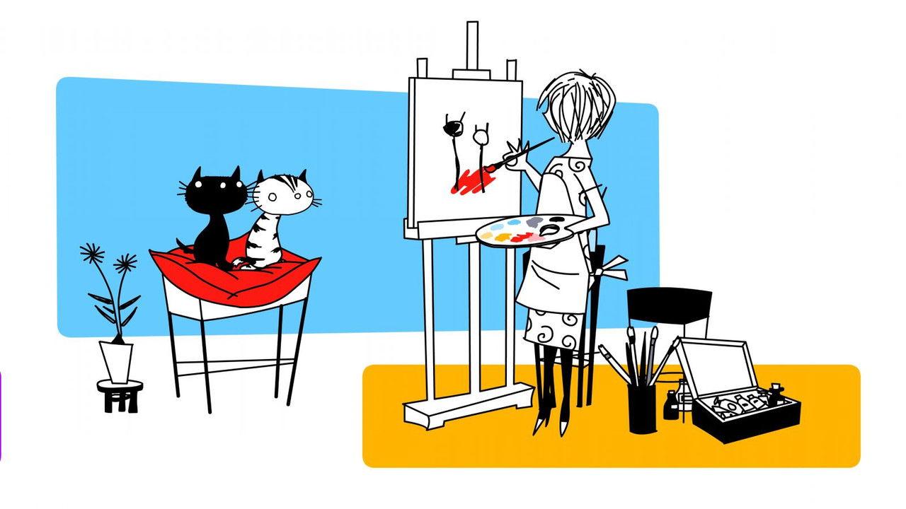 The Adventures of Pim & Pom backdrop