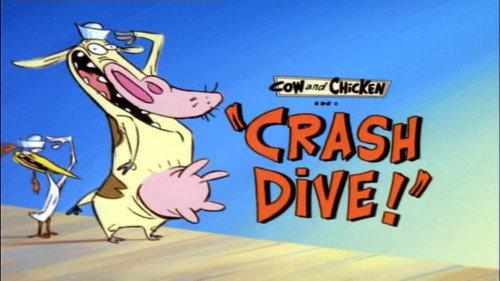 Cow and Chicken Season 1 Episode 16 - Crash Dive!