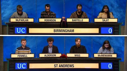 University Challenge Season 51 Episode 23 - Birmingham v St Andrews
