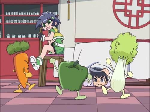 Powerpuff Girls Z Season 1 Episode 21 - The Waddling Rubber Duck Monster! / The Disliked Vegetables' Great Escape!