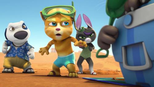 Talking Tom and Friends Season 5 Episode 9 - Beach Day in the Desert