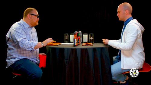 Hot Ones Season 3 Episode 23 - Superfan Brett Baker Grills Sean Evans Over Spicy Wings