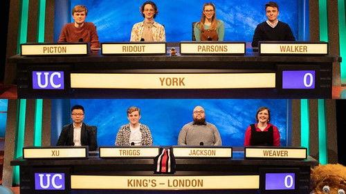 University Challenge Season 50 Episode 9 - York v King's College, London