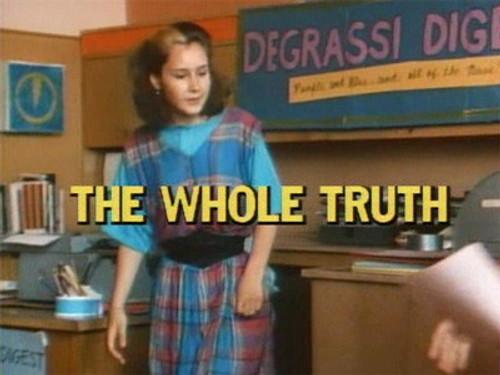 Degrassi Junior High Season 3 Episode 7 - The Whole Truth