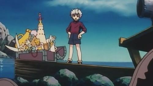 Hunter x Hunter Season 1 Episode 18 - Treasure × Memory × Cramped Hotel Room