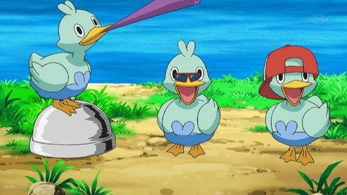 Pokémon Season 14 Episode 20 - Dancing With the Ducklett Trio!