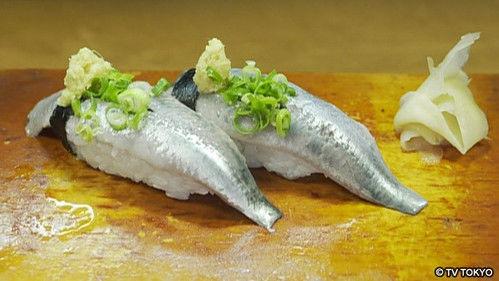 Solitary Gourmet Season 3 Episode 12 - Sardine Yukhoe and Nigiri-zushi at Ooimachi, Shinagawa Ward