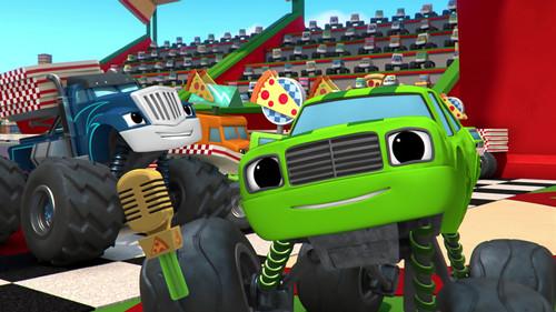 Blaze and the Monster Machines Season 7 Episode 3 - The Great Pizza Race