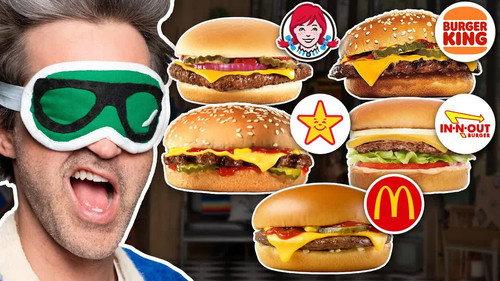 Good Mythical Morning Season 27 Episode 19 - Blind Fast Food Burger Taste Test