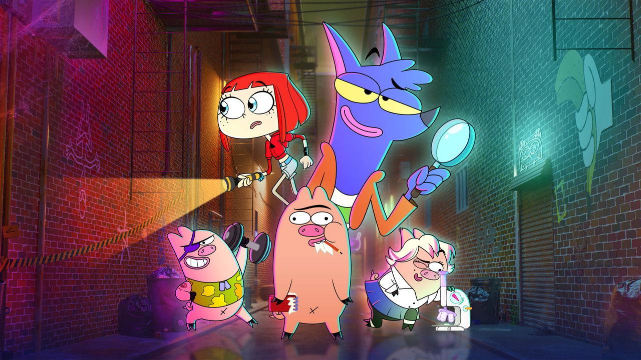 Spooky Wolf backdrop