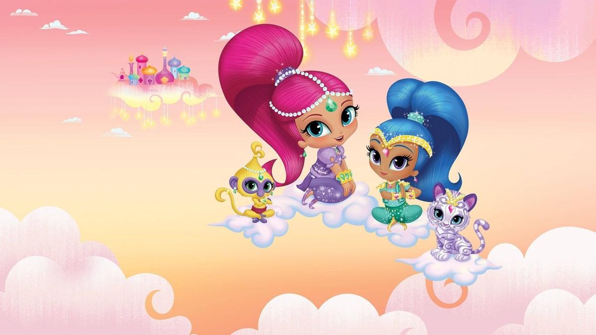 Shimmer and Shine backdrop
