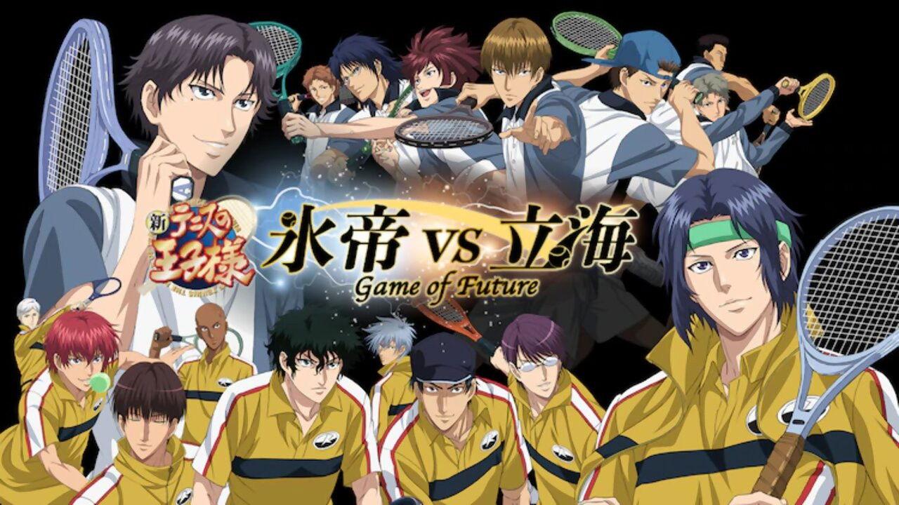 The Prince of Tennis II Hyotei vs. Rikkai Game of Future backdrop