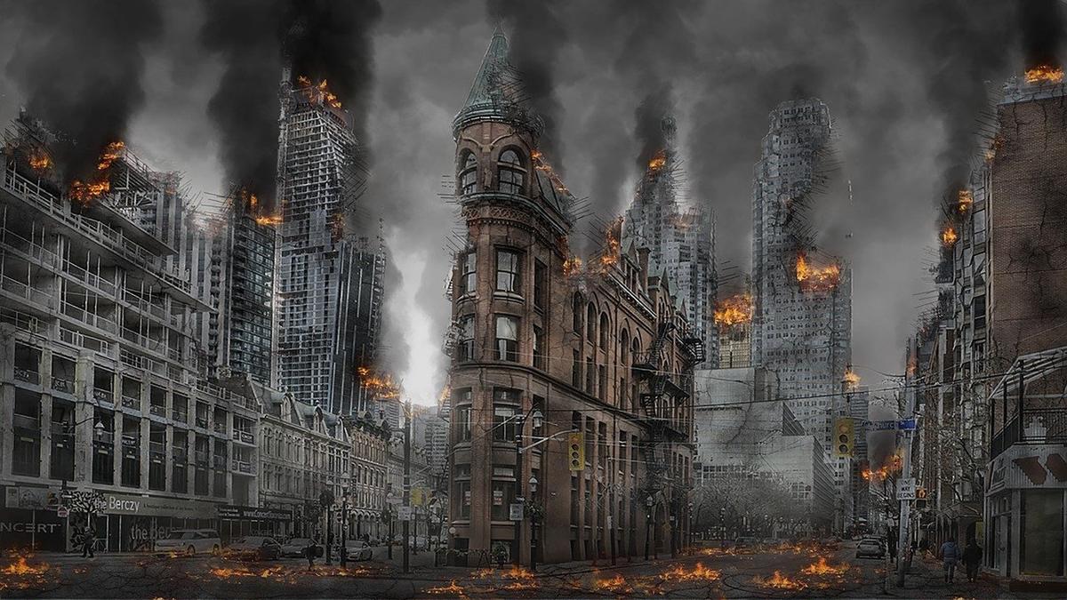 How the World Ends backdrop