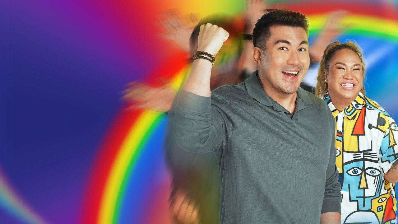 Rainbow Rumble backdrop