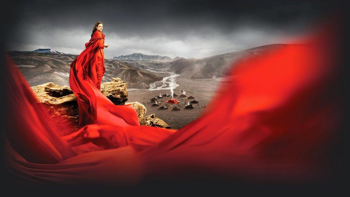 The Red Tent backdrop