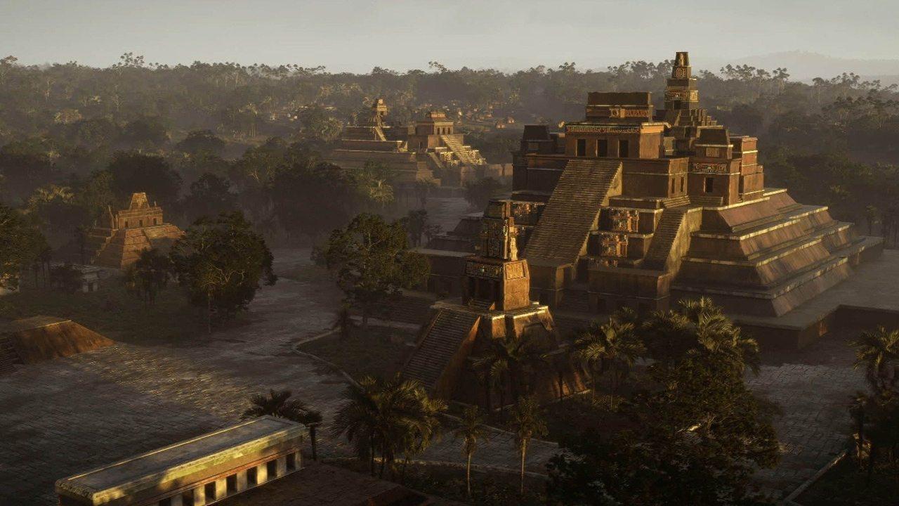 The Rise and Fall of the Maya backdrop