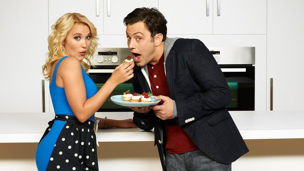 Young & Hungry backdrop