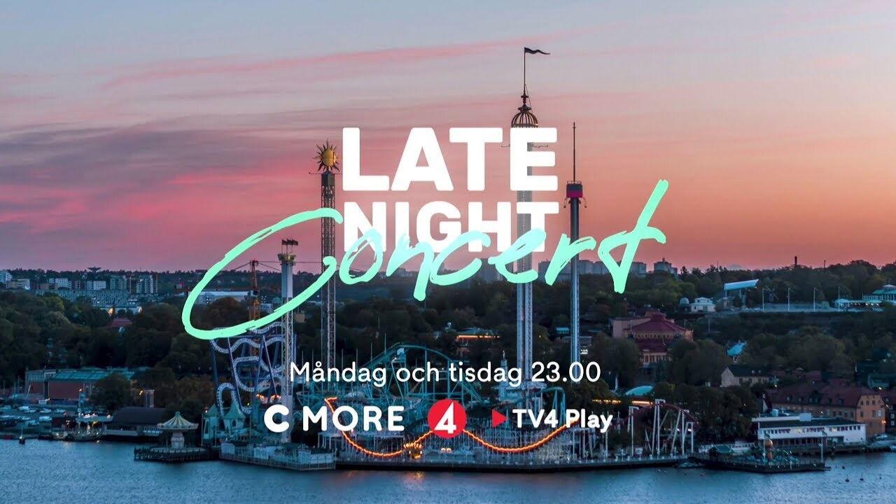 Late Night Concert backdrop