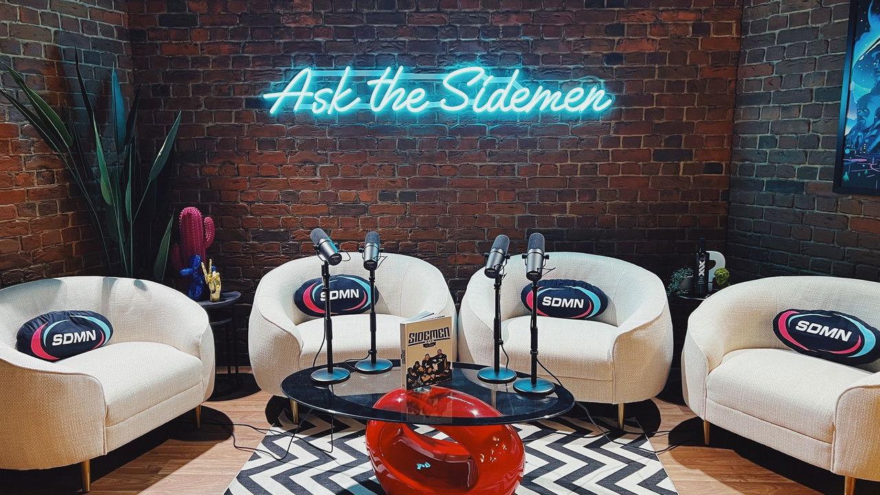 Ask the Sidemen backdrop