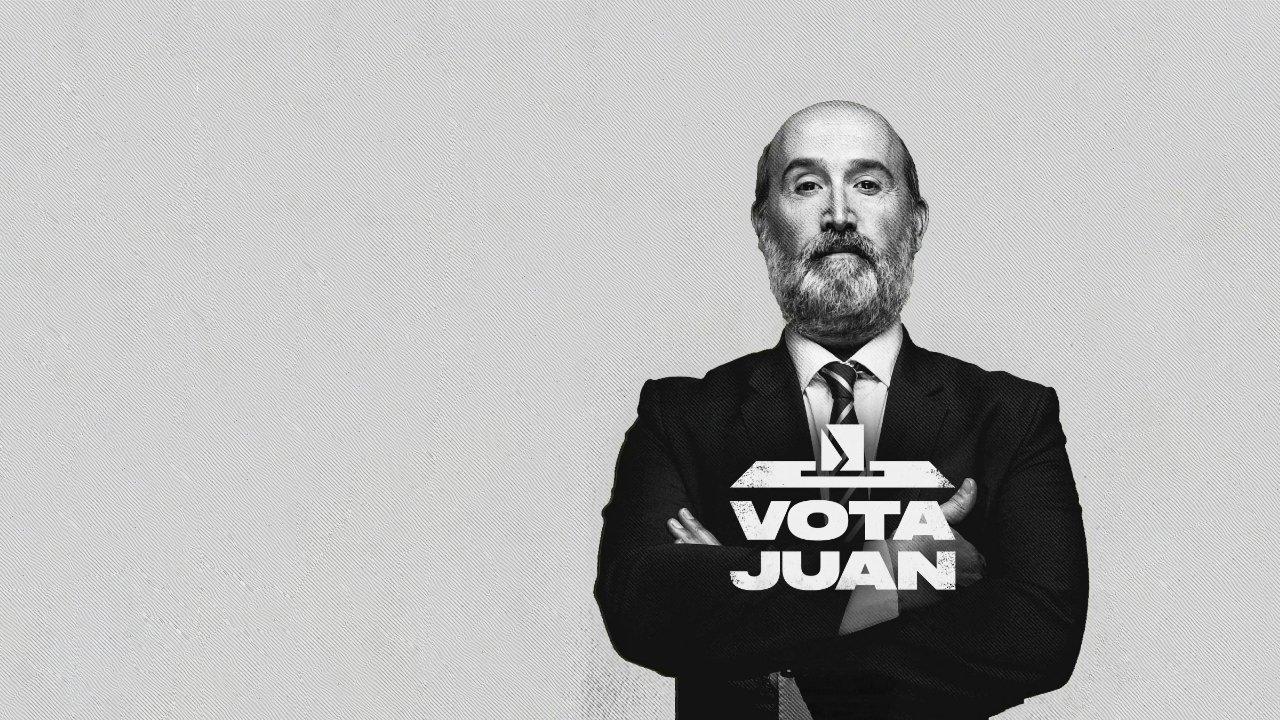 Vote for Juan backdrop